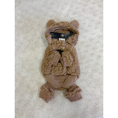 UGG Classic Sherpa Pet PJ's, Hook & Loop Straps, Soft & Cozy, Tan Xtra Small