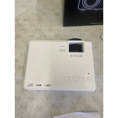 DR.J Professional Mini Projector w Bluetooth 5.2 & Screen 8000L HD 1080P Small