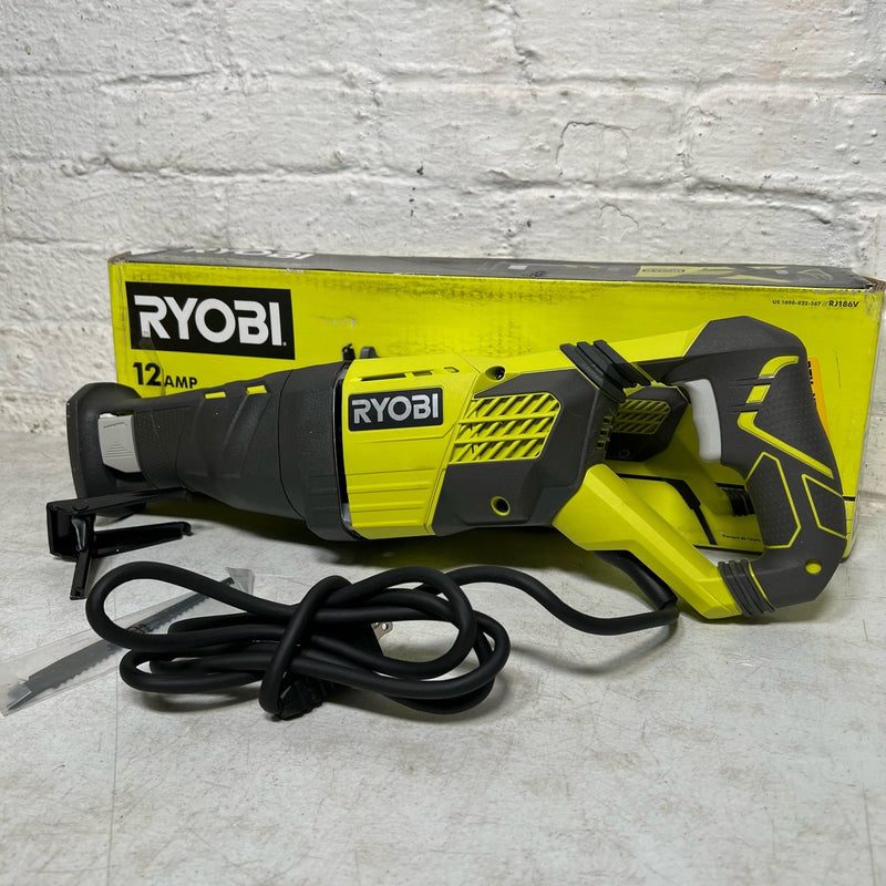 RYOBI 12 Amp Reciprocating Saw with Blade, Corded Electric, 3000CPM