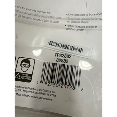 TEQ Correct Professional Folding Pocket Knife Titanium Coated 3.5" Blade TP82882