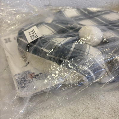 Koolaburra by UGG Pet Alfie Pajama w Hood Dog 20-21" Collar Gray Plaid, X-Large