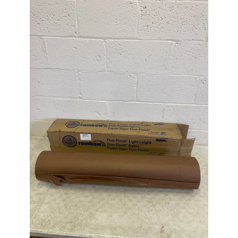 Pacon 63020 Rainbow Duo-Finish Colored Kraft Paper 36-Inch x 1000 ft, Brown