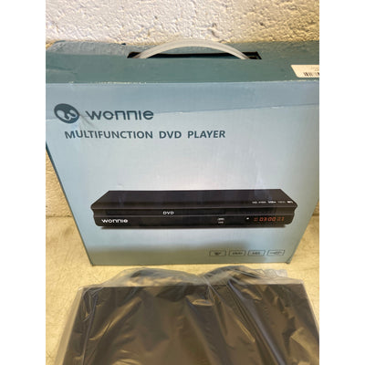 WONNIE HD DVD Player for TV, CD Players for Home Remote Control Included Black