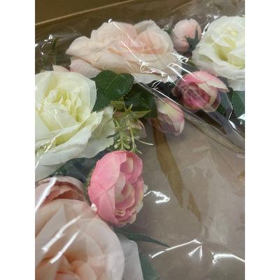 Set-of-5 Flower Wreaths for Door Hook, Decoration, Seasonal, Spring Decor