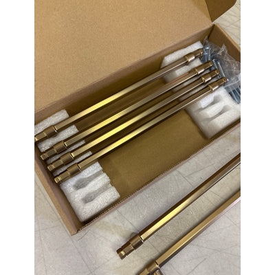 6-Pack Goo-Ki 7-1/2" Hole Center Cabinet Pulls Dark Champagne Bronze, Hardware