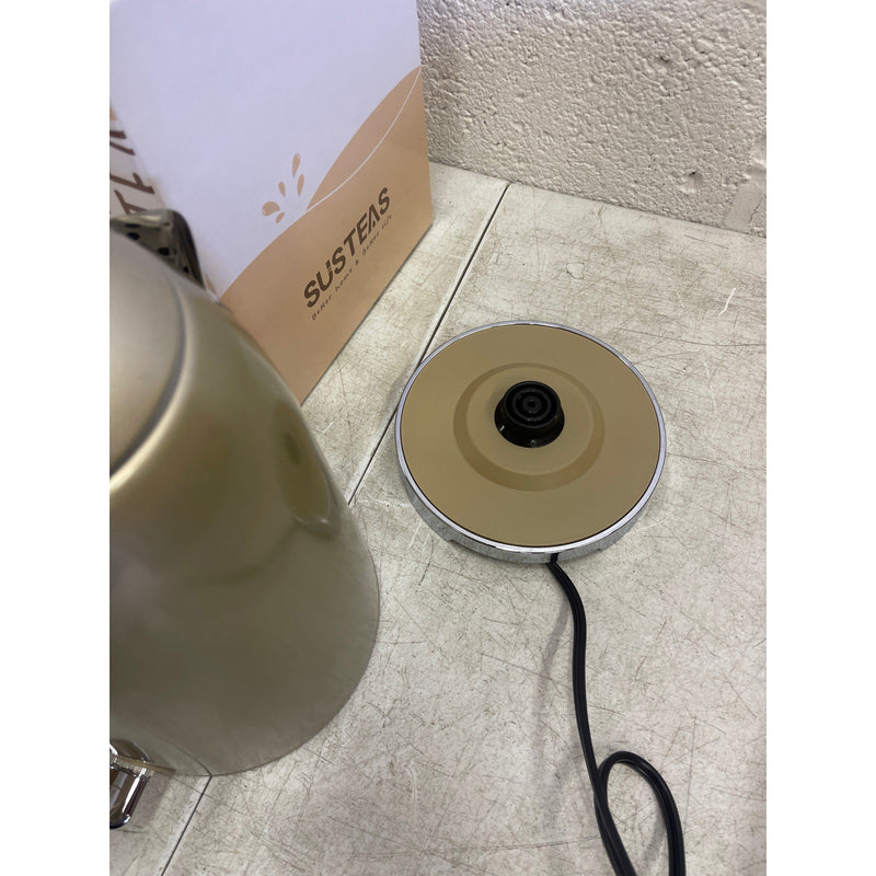 SUSTEAS Electric Kettle 57oz Hot Tea Kettle Water Boil Stainless Steel - Gold
