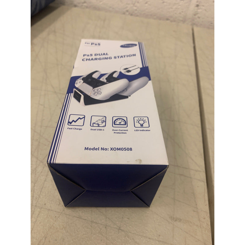 PlayStation 5 Dual Charging Dock, Double Type-C for PS5, Trudin, White, NEW