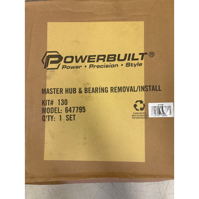 Powerbuilt Tools Master Hub and Bearing Removal and Installation Kit - 647795