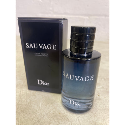 Christian Dior Sauvage Eau De Toilette Spray for Men, 3.4 Fluid Ounce Wood