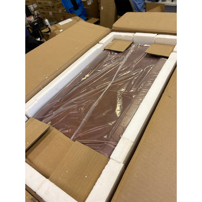 Tribesigns Wood End Table, Narrow Side Table Nightstand with 2 Drawers Brown