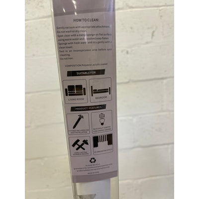 ChrisDowa Cordless Blackout Roller Shades for Windows 47" W x 72" H, White