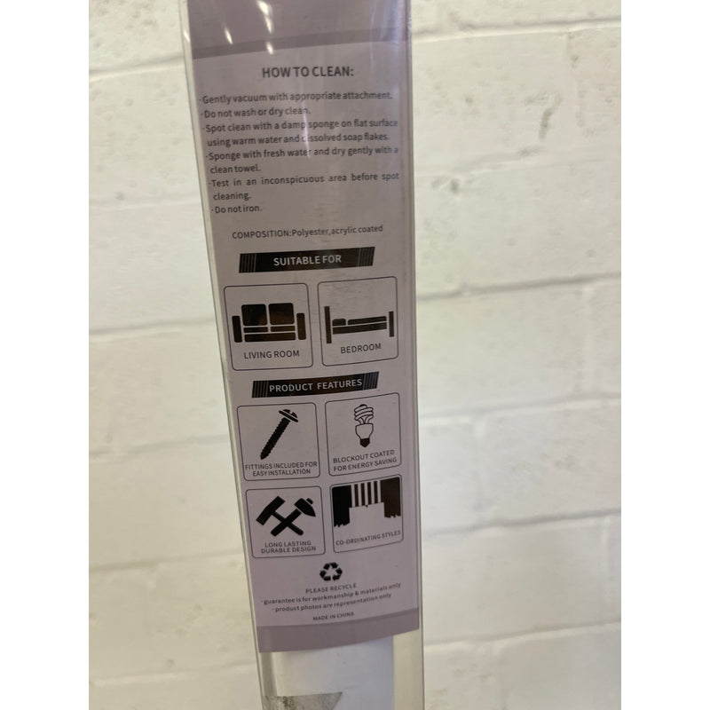 ChrisDowa Cordless Blackout Roller Shades for Windows 47" W x 72" H, White