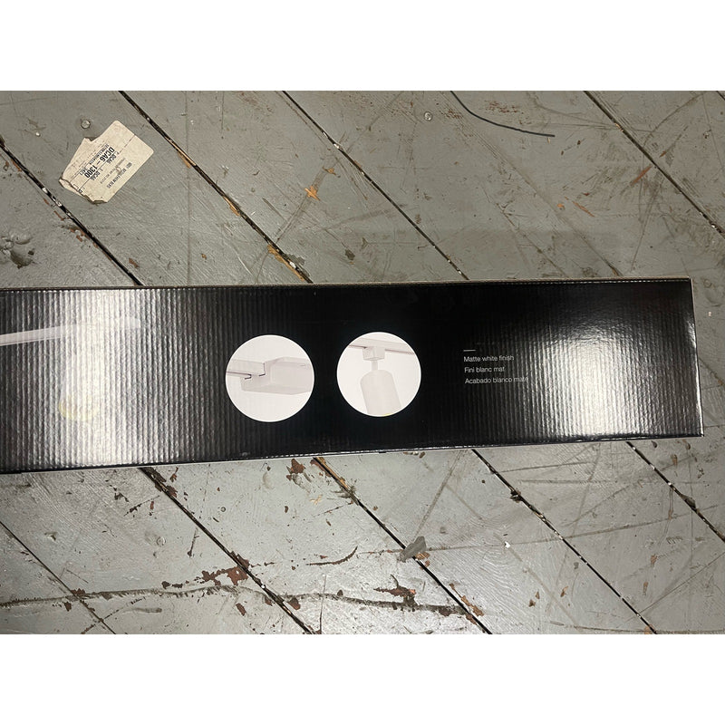 Globe Electric Tribeca 4 Light 56" Adjustable Track Lighting Kit, Matte White
