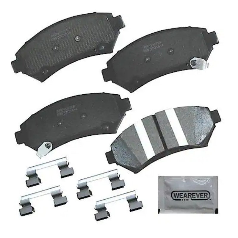 Carquest Professional Platinum Brake Pads, Hardware Ceramic Quiet Front, PXD699H