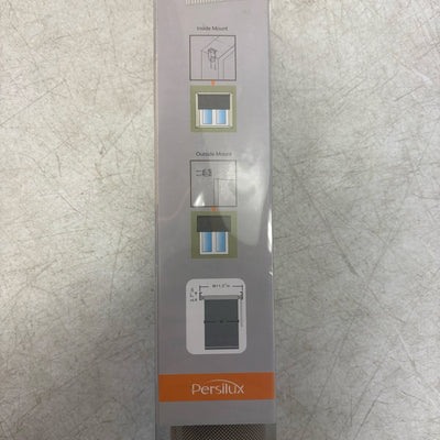 Persilux Solar Roller Shade for Window Blinds 35"Wx72"H, Semi Sheer - Cocoa