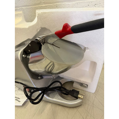 VIVOHOME Electric Dual Blades Ice Shaver, Snow Cone Machine, Metal. Silver