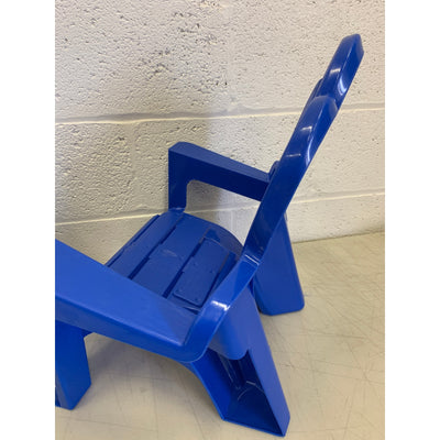 American Plastic Toys Chairs 4-Pack  Dark Blue  Adirondack Outdoor kid furniture