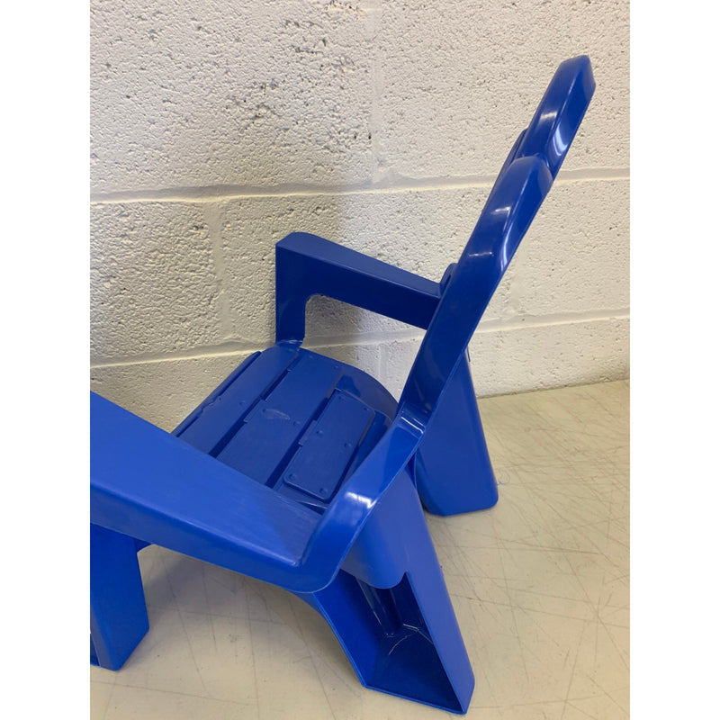 American Plastic Toys Chairs 4-Pack  Dark Blue  Adirondack Outdoor kid furniture