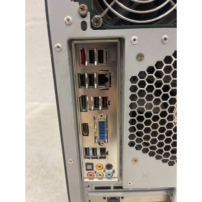 FOR PARTS ONLY LAM Computer Tower with Disc Drive Headphone Jack USB Ports