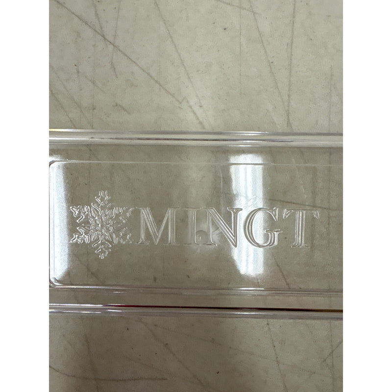 12-Pack Mingt Clear Plastic Coin Storage Box Case 8.5”x2.7”x3.8” 20 Coin Slots