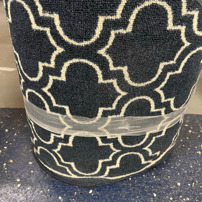 TrafficMaster 26" W x 70' L Runner Rug Trellis Navy Blue & White