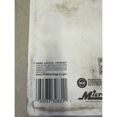 Milton Industries Service Gage Dual Head 10-160PSI Non Slip Poly Coating - Black