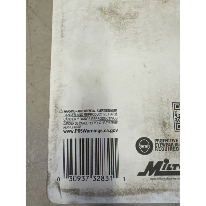 Milton Industries Service Gage Dual Head 10-160PSI Non Slip Poly Coating - Black