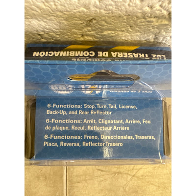 Optronics Oblong, Red, Combination Tail Light, Stud Mount, Hard Wired Connection