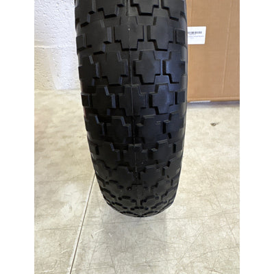 Single 14.5" Flat Free Replacement Tire / Wheel, Steel Rim, Universal Fit