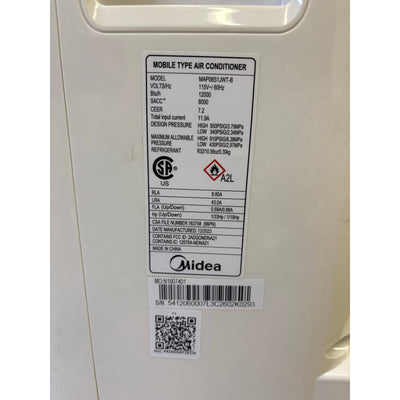 Midea SmartCool 8,000 BTU Smart Portable Air Conditioner, 350 sqft, UNIT ONLY