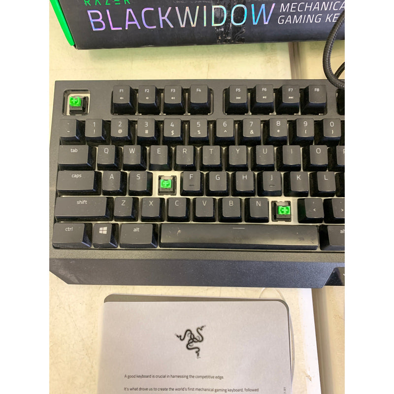 Razer BlackWidow Wired Mechanical Gaming Keyboard for PC Chroma, Missing Keys