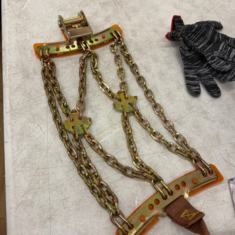 6-Pack Snow Tire Chains for Car/SUV/Pickup, Adjustable for Tire 8.7-11.1in W