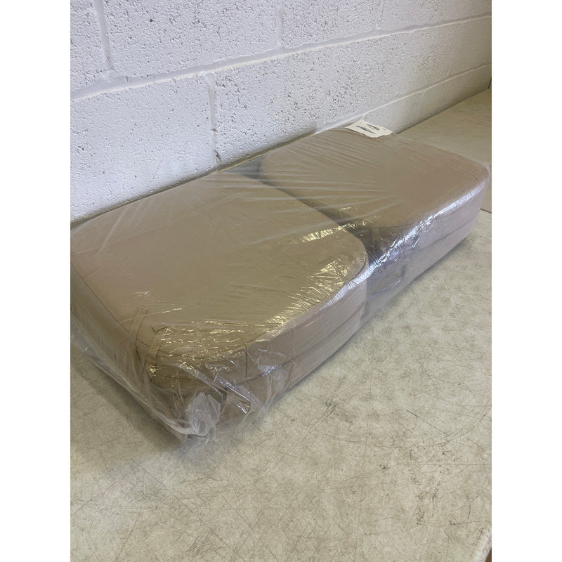 Set-of-4 idee-home Outdoor Chair Cushions- 17" x 17" x 3" Patio Cushions, Tan