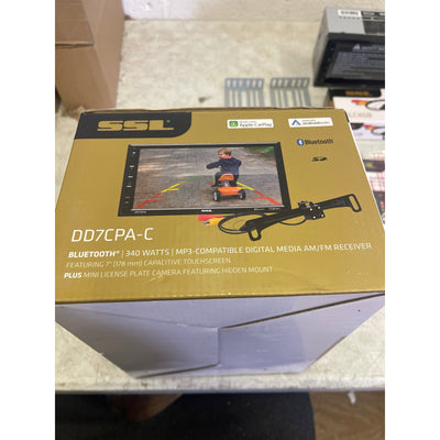 Sound Storm DD7CPA-C Car Audio Stereo., Apple & Android Auto, 7" Screen & Camera