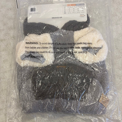 Koolaburra by UGG Pet Fuzzy Theo Hoodie Dog - 20-21" Collar, Gray / White - XL