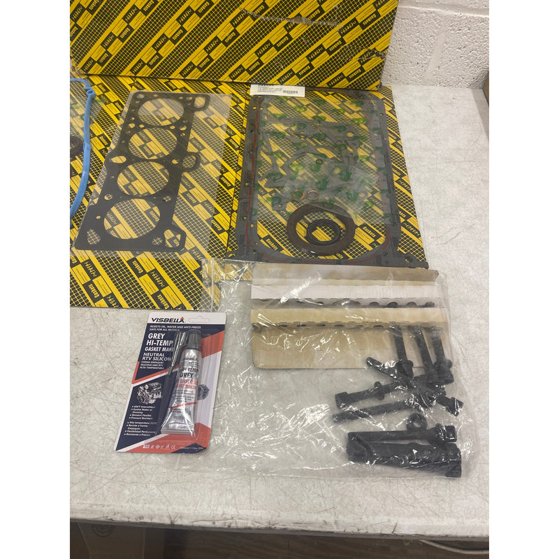 Evergreen Full Gasket Set Head Bolts Fit 06-11 Hyundai Accent Kia Rio FSHB5023C