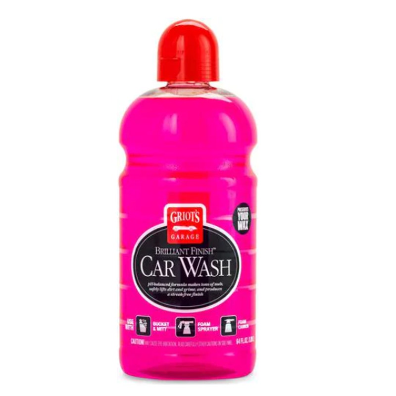 Griots Garage Brilliant Finish Car Wash, Clean Auto Car Soap - 64oz - 10866