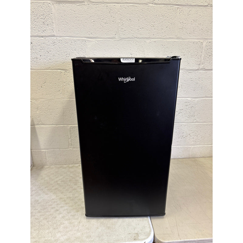 DENTED Whirlpool 3.3cu ft Mini Refrigerator Adjustable Thermostat, Freezer Black