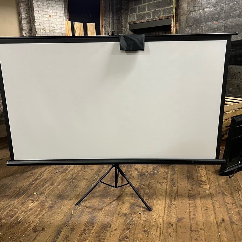 100-Inch Taotronics  4:3 Projector Screen, Adjustable, Metal Tripod Base BRAND NEW