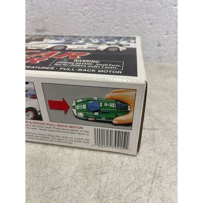 2009 Hess Toy Truck Race Car and Racer with Lights & Sound New In Box