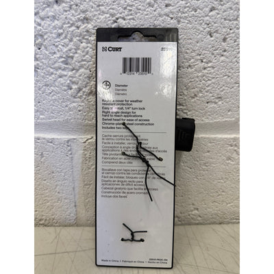 CURT Right-Angle Trailer Hitch Lock, 5/8-Inch Pin Diameter, Fits 2-Inch Receiver