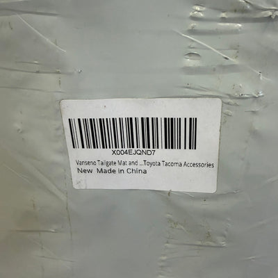 Vanseno All Weather Floor, Tailgate & Bed Mats for 2024 Toyota Tacoma - Black