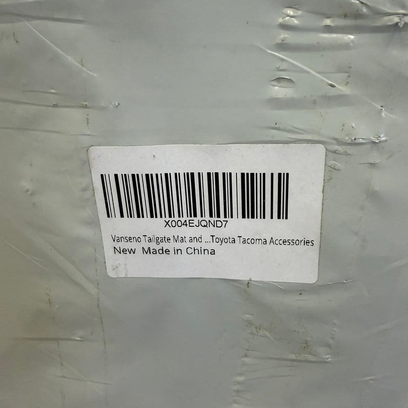 Vanseno All Weather Floor, Tailgate & Bed Mats for 2024 Toyota Tacoma - Black