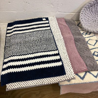 Mix-of-14 Rugs & Floor Mats, Rectangular, for Bedroom, Bathroom & Front Door