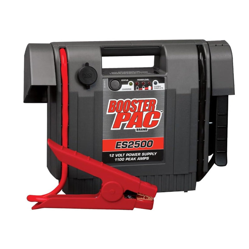Clore Automotive Booster PAC ES2500 1100 Peak Amp 12V Jump Starter, 900 Amps