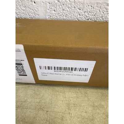 3ftx100ft Landscape Fabric SVINLAT Weed Barrier Fabric, Heavy Duty Woven - Black