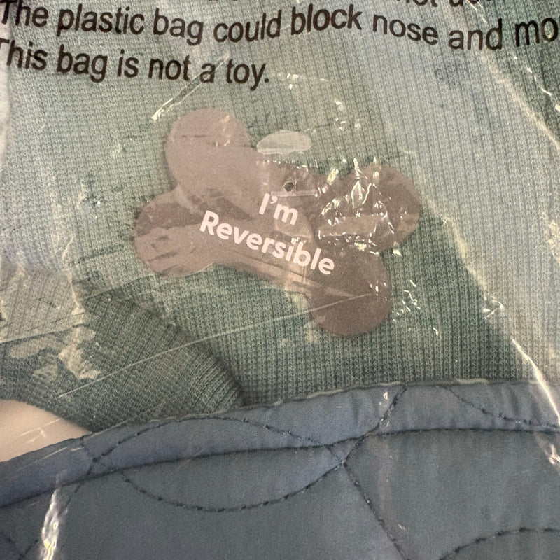 Koolaburra by UGG Pet Carson Reversible Dog Vest - 20-21" Collar, Green - XL