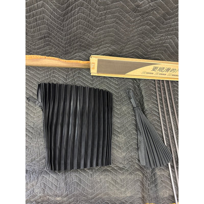 4-Piece Car Window Shade Side Sun Curtain Magentic, Privacy Front&Back, Black