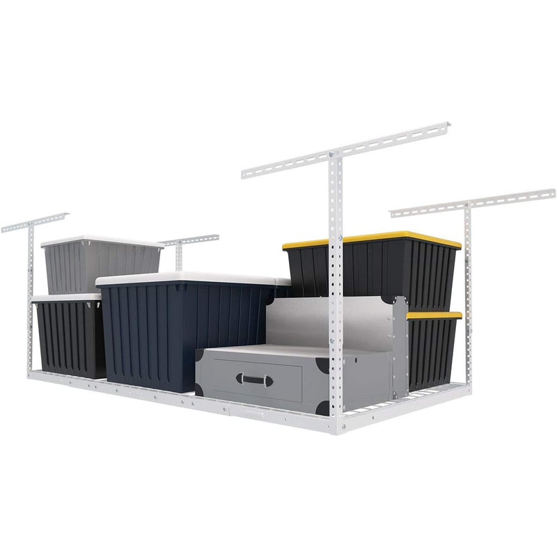 FLEXIMOUNTS  Overhead Garage Storage Adjustable Ceiling Storage Rack 3&