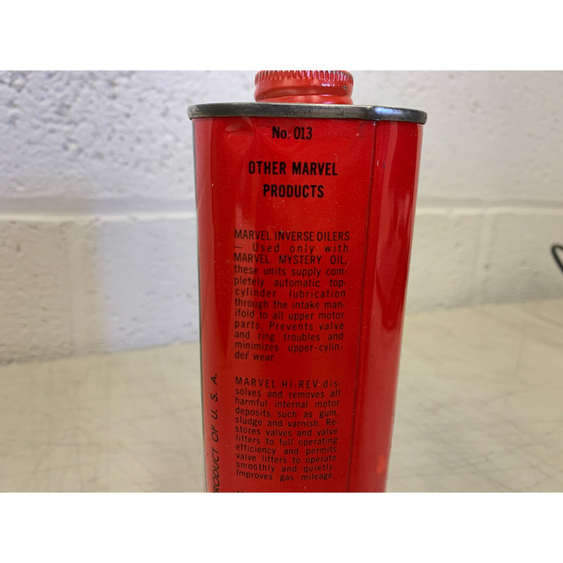 5-PACK Vintage Marvel Mystery Oil Can Top Cylinder Lubrication Additive 32oz